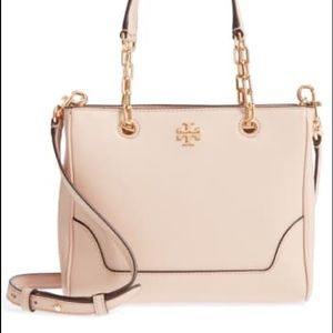 LIKE NEW Small Marsden Leather Tote in Light Oak